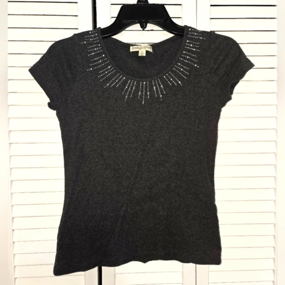 Carolyn Taylor Women's PS Embellished Top